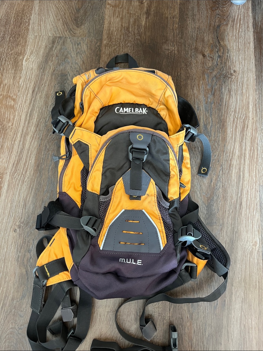CamelBak MULE Orange and Black Daypack Hydration Backpack